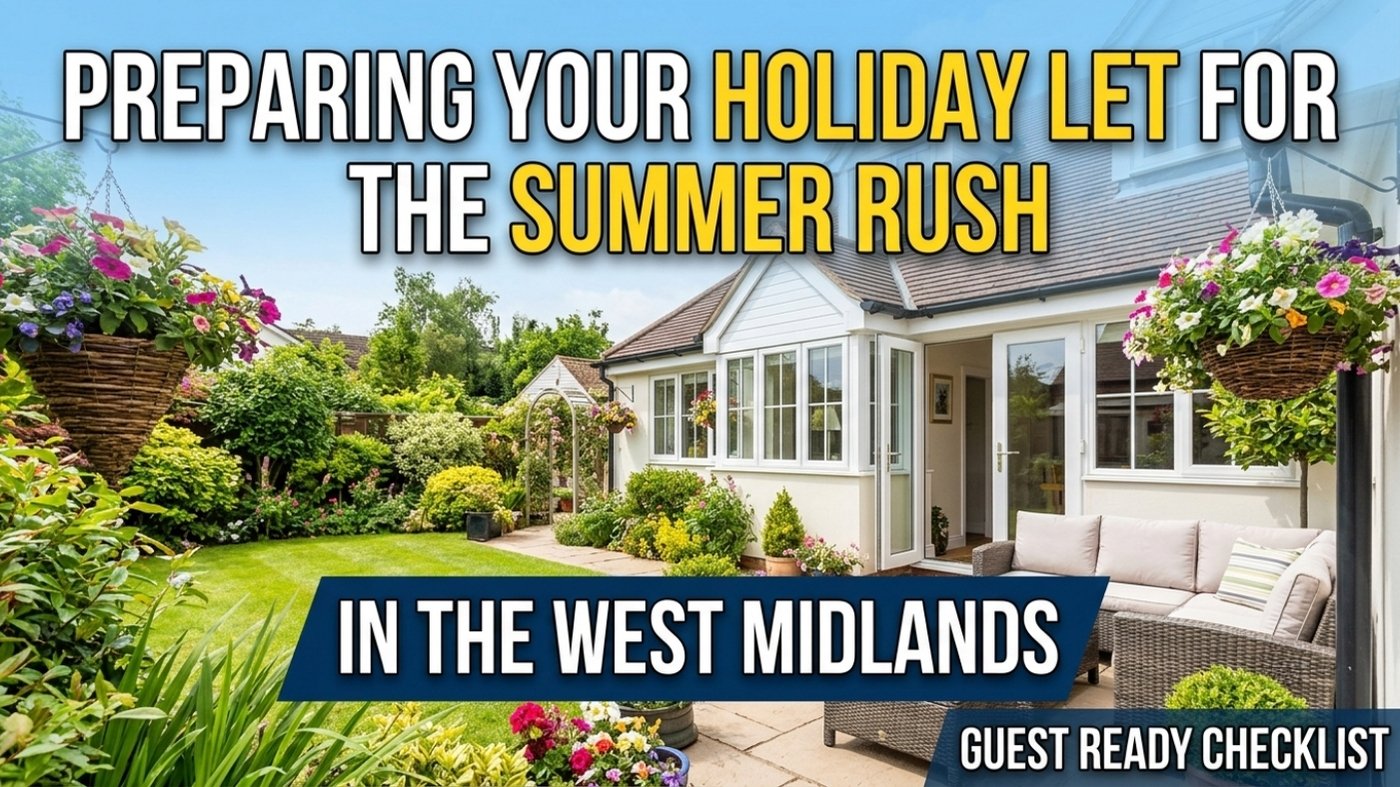 holiday let cleaning in the West Midlands